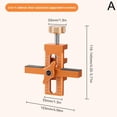 thumbnail image 4 of Cabinet Doors Installation Positioner, Adjustable Cabinet Doors InstallerJig, Easy Doors Support and Alignment, Heavy-Duty Aluminum Alloy Positioner for Hinges & Woodworking, 4 of 8