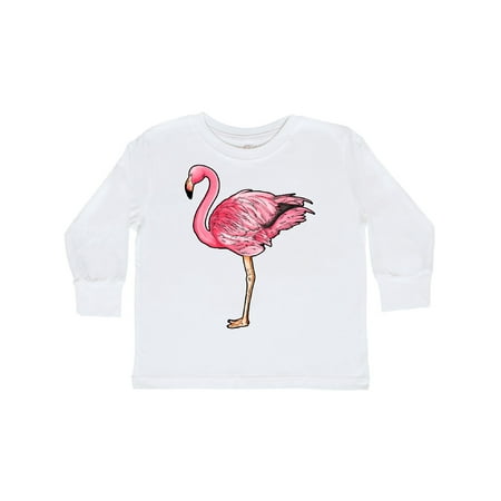 

Inktastic Pink Flamingo Gift Toddler Boy or Toddler Girl Long Sleeve T-Shirt