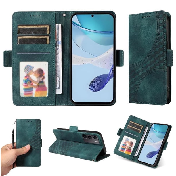 Funda GANGXUN para OPPO A5 4G/5G con diseño acolchado elegante, cuero PU, protección total y ajuste preciso