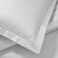 thumbnail image 6 of Superior Egyptian Cotton 1200 TC Solid Platinum Duvet Set, Full/Queen, 6 of 9