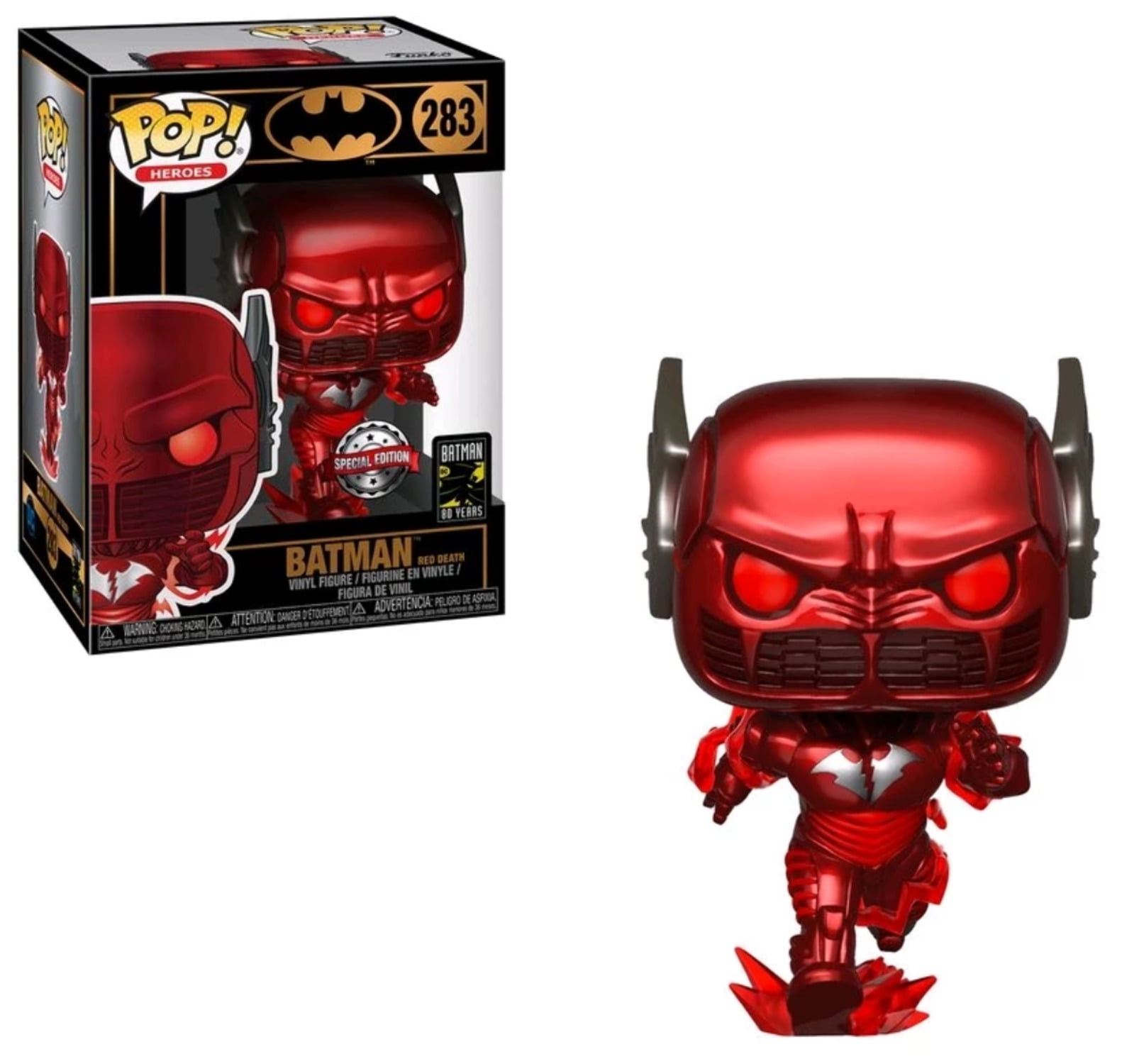 Funko Pop! DC Heroes: Red Death Vinyl Figure, 3.75 inches, Multicolor