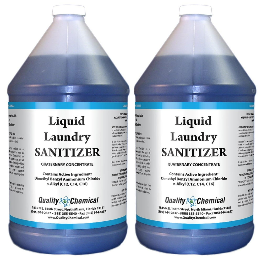 Laundry Sanitizer Liquid Additive Household / Commerical 2 gallon