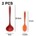 thumbnail image 2 of Los utensilios de cocina fijaron, utensilios de cocina del silicón de 2 piezas, utensilios de cocina antiadherentes amistosos y resistentes al calor, 2 of 5