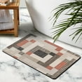 thumbnail image 3 of Luxury Rockwood Collection Bathroom Rug, 20x32 inch: Modern Geometric Patchwork Design - Ideal Floor Decor for Bathroom, Bedroom, Office, Living Room, Entryway, Perfect for Hardwood Floors, 3 of 5