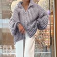 thumbnail image 1 of IMENGL Manteau Chandail à Paillettes pour Femmes, Gris m, Taille m-3TG, 1 of 4