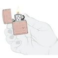 thumbnail image 6 of Zippo Heart Design High Polish Rose Gold Pocket Lighter, 6 of 7
