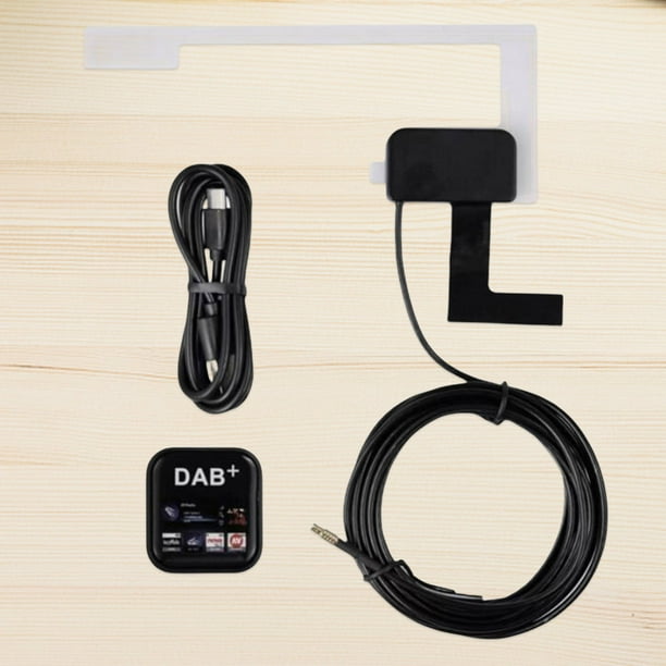 TB&W DAB+ Digital Radio Receiver In Car Antenna DAB USB Adapter for