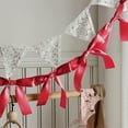 thumbnail image 6 of Bow Garland Banner under $5! kkbbma 2Pcs Bow Garland Banner, Pink Ribbon Bow Party Decorations for Baby Shower Bow Coquette Birthday Party Decor, 6 of 6