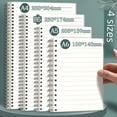 thumbnail image 3 of Cuaderno de espiral para estudiantes, con correa, transparente, de polipropileno, B5, con cuadrícula horizontal, 3 of 4