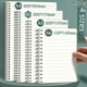 thumbnail image 4 of Cuaderno de espiral para estudiantes, con correa, transparente, de polipropileno, B5, con cuadrícula horizontal, 4 of 4