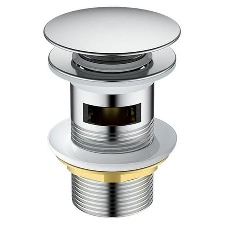 

Bathroom Basin Sink Drain Waste Stopper Bathroom Faucet Accessories - L with Overflow