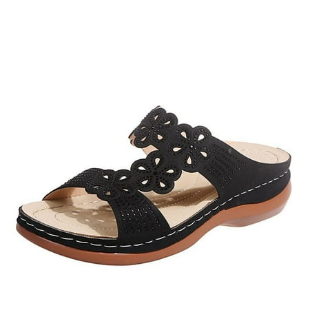 

VerPetridure Platform Sandals for Women Summer Womens Flip Flop Casual Shoes Comfy Thong Slip On Flats Wedges Sandals