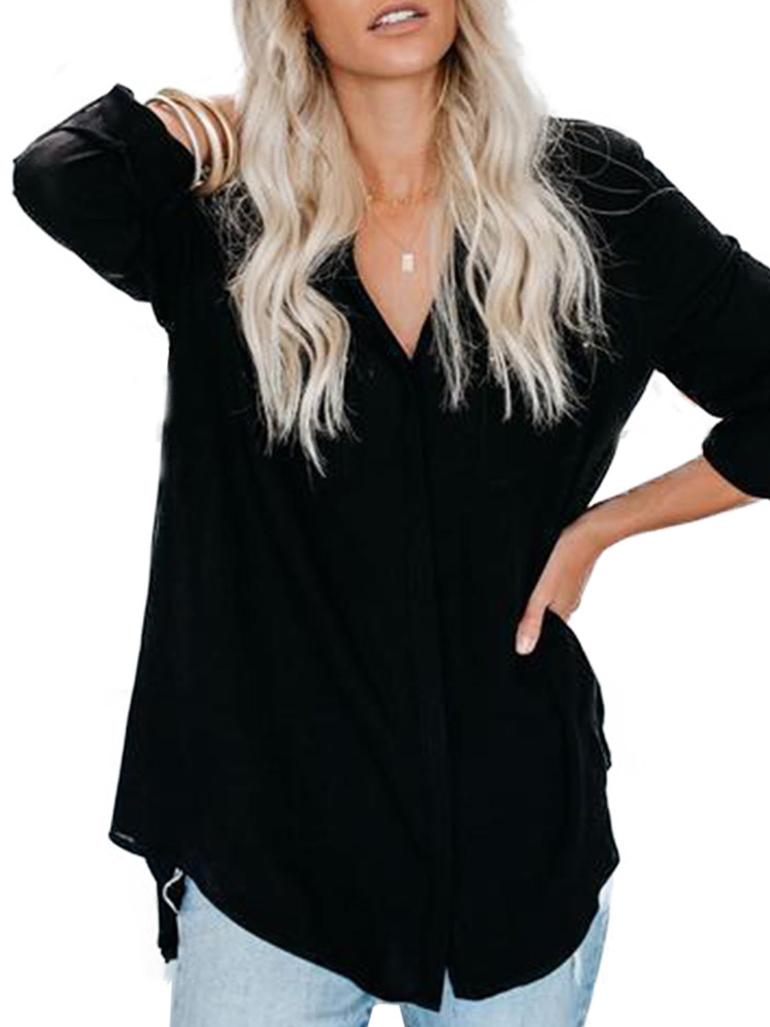 long shirt with buttons