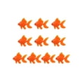 thumbnail image 1 of 10 PCS Artificial Goldfish Durable Floating Tropical Fish Model Artificial Gold Fish Fake Goldfish for Aquarium, 1 of 6