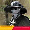 thumbnail image 1 of HLONK Detachable Solar-Powered Fan Hat with Dual Propulsion Cooling - Large Brim Sun Protection  Breathable Textile Material  Machine Washable for Men‘s Outdoor Hiking  Fishing & Camping, 1 of 7