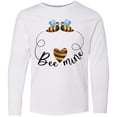 thumbnail image 3 of Inktastic Valentine’s Day Bee Mine Cute Bees and Heart Long Sleeve Youth T-Shirt, 3 of 5
