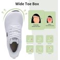 thumbnail image 2 of MAYKX Wide Toe Box Shoes Women Arch Support Walking Sneakers Slip On Orthotic Shoes for Plantar Fasciitis Comfortable Tennis Sneakers Size 6-11, 2 of 6