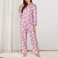 thumbnail image 2 of Naloa Cute Cat Pajamas for Women Set, Womens Pajama Sets, Lounge Sets for Women, 2pjs for Women-Large, 2 of 7