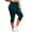 *Navy, variant on VBVC Women's Drawstring High Waisted Capri Leggings , Ruched Side Workout Pants For Women , Ladies' Tummy Control Yoga Crop Tights with Pockets, Army Green , S-2XL