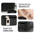 thumbnail image 4 of 12Pcs Caja de Joyero Pequeño Organizador de Joyas, 10x10cm - Mini Organizador de Joyas de Viaje, Portátil Alhajeros de PU para Anillos para Anillos, Pendientes, Collares y Reloj(Negro), 4 of 7