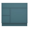 thumbnail image 5 of Vanity Art 36" W Birch Plywood Freestanding Single Base 2 Drawers Storage Cabinet with Soft Close Door, 5 of 9