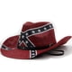 thumbnail image 2 of Sombrero de vaquero retro con bandera de baile marinero, sombrero de paja de verano con pastizales, sombrero de paja de papel unisex, 2 of 6