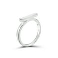thumbnail image 2 of JewelersClub Sterling Silver Bar Ring for Women | Dainty Sterling Silver Promise Ring For Women | Silver Bar Ring For Women, 2 of 4