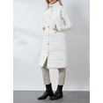 thumbnail image 5 of KelaJuan Women Quilted Puffer Vest Solid Color Warm down Jacket Button Cardigan for Winter Outwear Streetwear, 5 of 6