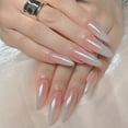 thumbnail image 4 of Nails Art Powder White Chrome Nail Powder Mirrored Effect Manicures Decorations, 4 of 16