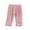 Pink, variant on Posijego Little Girls Capri Leggings for Toddlers Baby Girls Cotton Cropped Leggings Elastic Waist 3/4 Pants