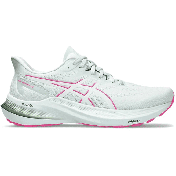 ASICS Womens GT-2000 12 Trail Running Shoes , Size 7.5 US ( WIDE ), Pure Aqua/White