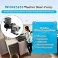 thumbnail image 3 of Washer Drain Pump,Washer Water Pump Motor Replacement, 3 of 5