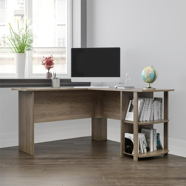 BELLEZE Modern Corner LShaped Home Office Computer Laptop Desk Or Writing Study Workstation In
