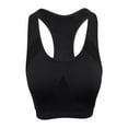 thumbnail image 3 of Women Professional Absorb Sweat Top Sports Bra Mesh breathable Bra Push Up Padded Running Gym Fitness Top, 3 of 3