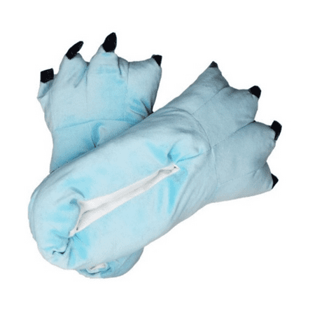 

JOYLA 2022 Winter Funny Animal Paw Monster Dinosaur Claw Plush Indoor Slippers Men Women Soft Warm Home Shoes