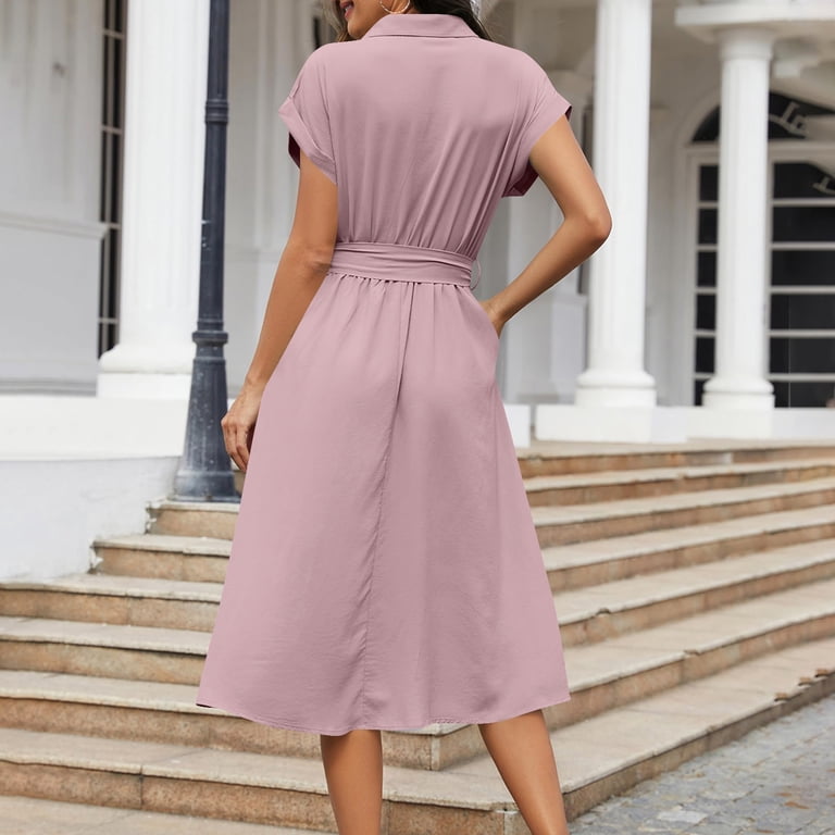 green emerald velvet dress Pink Halter Neck Ruched Midi Dress main image 0