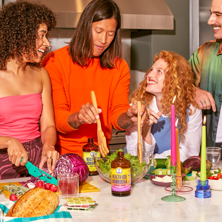 Health-Ade Passion Fruit Tangerine Kombucha Tea 16 fl oz Fermented