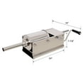 thumbnail image 2 of 3L/7LBS Horizontal Sausage Stuffer,Stainless Steel,Manual Sausage Maker,With 4PCS Filling Nozzles, For Home & Commercial Use,, 2 of 2