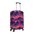 thumbnail image 3 of Kdxio Retro Palms Pattern Luggage Cover for Travel,Elastic and Durable,Fits 18-32 Inch,-No luggage included, 3 of 8