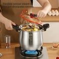 thumbnail image 2 of Stainless Steel Non-Stick Quick Cooking Saucepan, Food-Grade Large Capacity Stew & Soup Pot with Secure Lid, Induction & Gas Compatible for Fast Easy Meals, 2 of 11