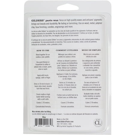 UPC: 0899764000858 | Baroque Art Gilders Paste 1oz-Silver