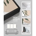 thumbnail image 2 of SHENIFY Green Botanical Boho Wall Art 16x24in3pcs Black Framed Modern Bohemian Sage Wall Decor Geometry Prints Ready to Hang, 2 of 7