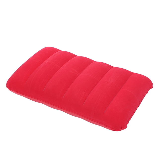 WHAMVOX Inflatable Red Pvc Flocking Multifunctional 2Pack 47x30x5cm For Outdoor Travel Camping Nap