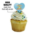 thumbnail image 3 of Care Bears: Unlock the Magic Sun's Out Fun's Out Heart Love Cupcake Picks Toppers Decoration Set of 6, 3 of 7