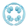 thumbnail image 3 of Zentra 16 Roues Rouleau de Jambe Rouleau de Muscle Poignets Portable à Main Mollets Cuisses Massage Bleu, 3 of 10