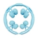 thumbnail image 3 of Rodillo de piernas de 16 ruedas, rodillo muscular para espalda, glúteos, cuello, masaje de tejido profundo, abrazadera circular para piernas, para azul, 3 of 8