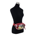 thumbnail image 3 of Eastsport Transparent Durable Unisex Fanny Pack, Red, 3 of 7