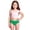 Green, variant on Kids Girls Solid Color Swim Bottoms Triangle Bikini Briefs Swimwear Gymnastics Dance Sports Underpants