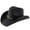 Z12-Black, variant on Straw Cowboy Hat for Men Women Adult, Breathable Lightweight | Straw Woven, Elastic Sweatband,Western Style, Outdoor Sunshade