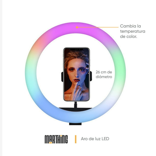 12 Pulgadas Fotos Con Aro De Luz De Colores Aro Luz Led